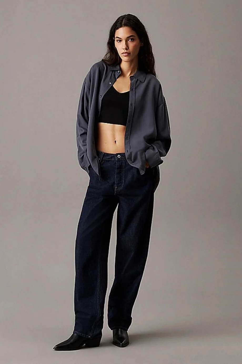 Calvin Klein RAYON SWEATER BRALETTE Kadın  Büstiyer J20J224805-BEH