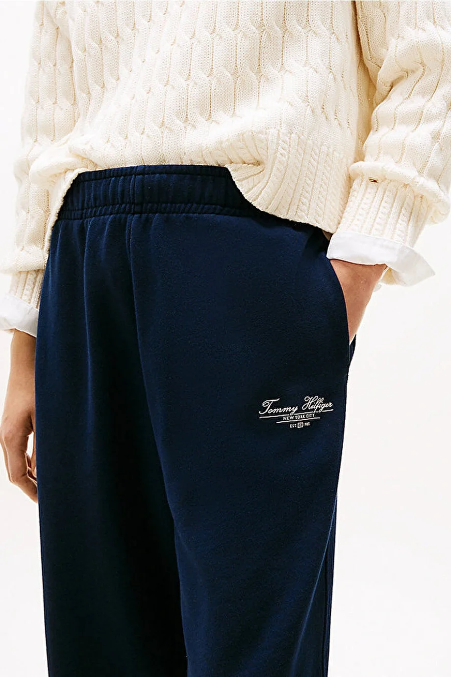 Tommy Hilfiger REG SCRIPT SWEATPANT Kadın  Eşofman Altı WW0WW45576C1G