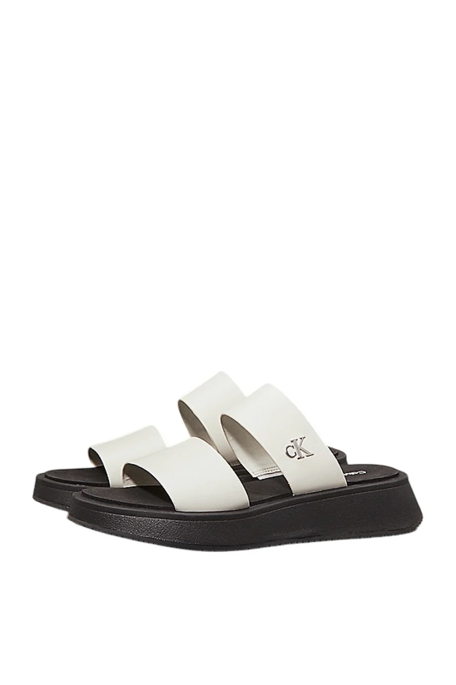 Calvin Klein SANDAL SLIDE DOUBLE STRAP Kadın  Terlik YW0YW01694-CJH