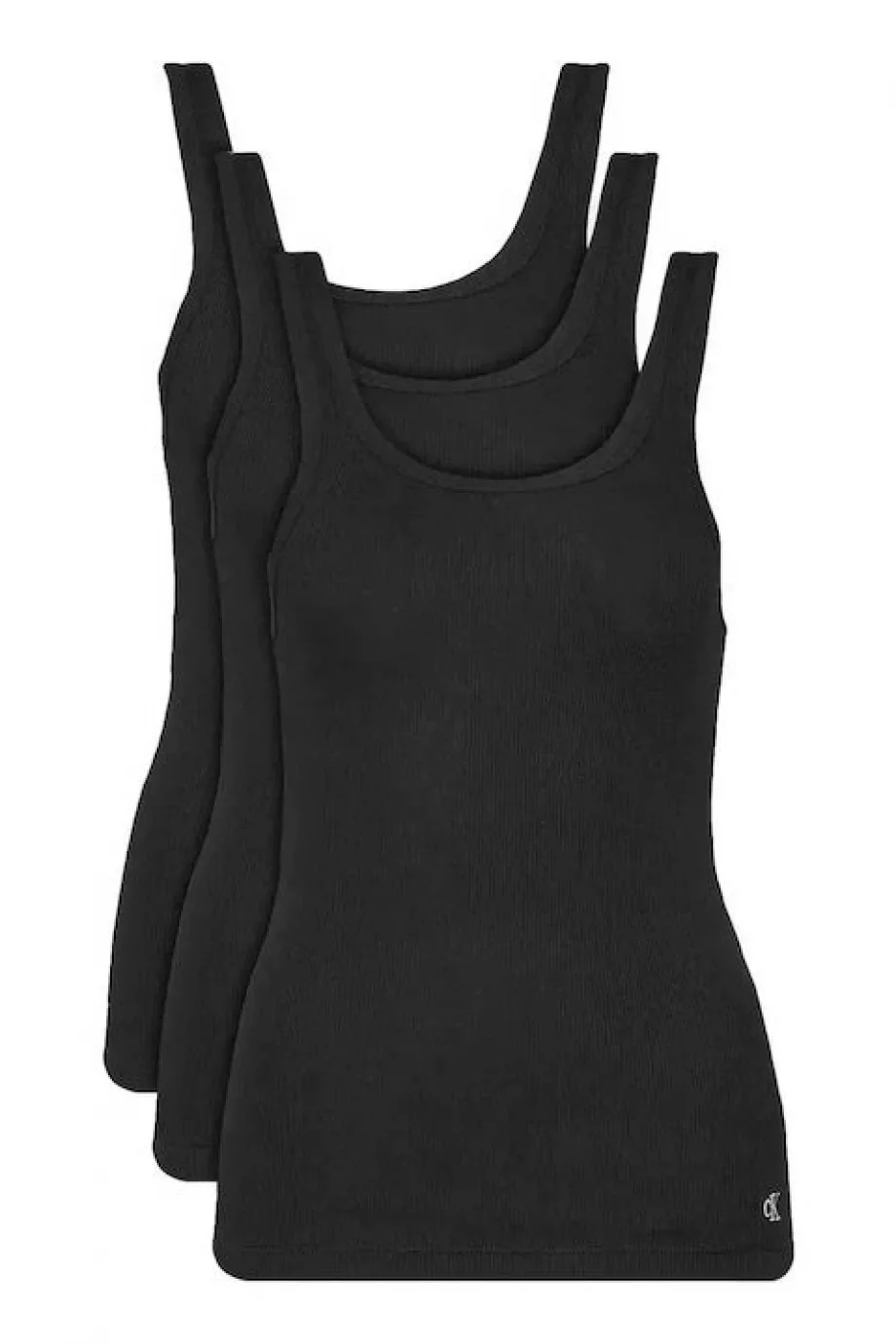 Calvin Klein SCOOP NECK COTTON TANK 3PK Kadın  Atlet LV00QS7493-9H1