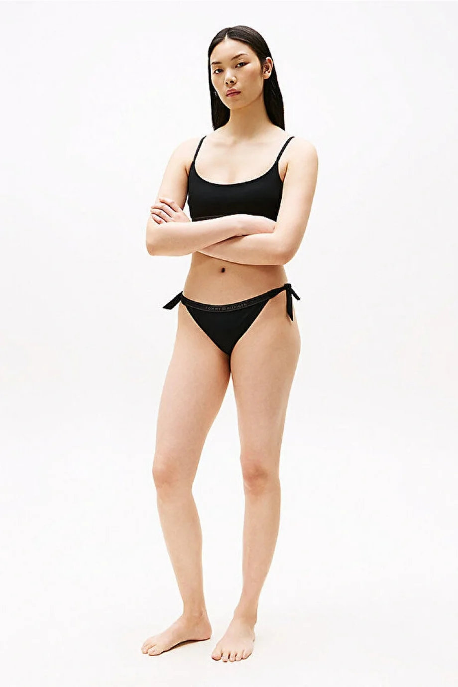 Tommy Hilfiger SIDE TIE BIKINI Kadın Bikini  Altı UW0UW05825BDS