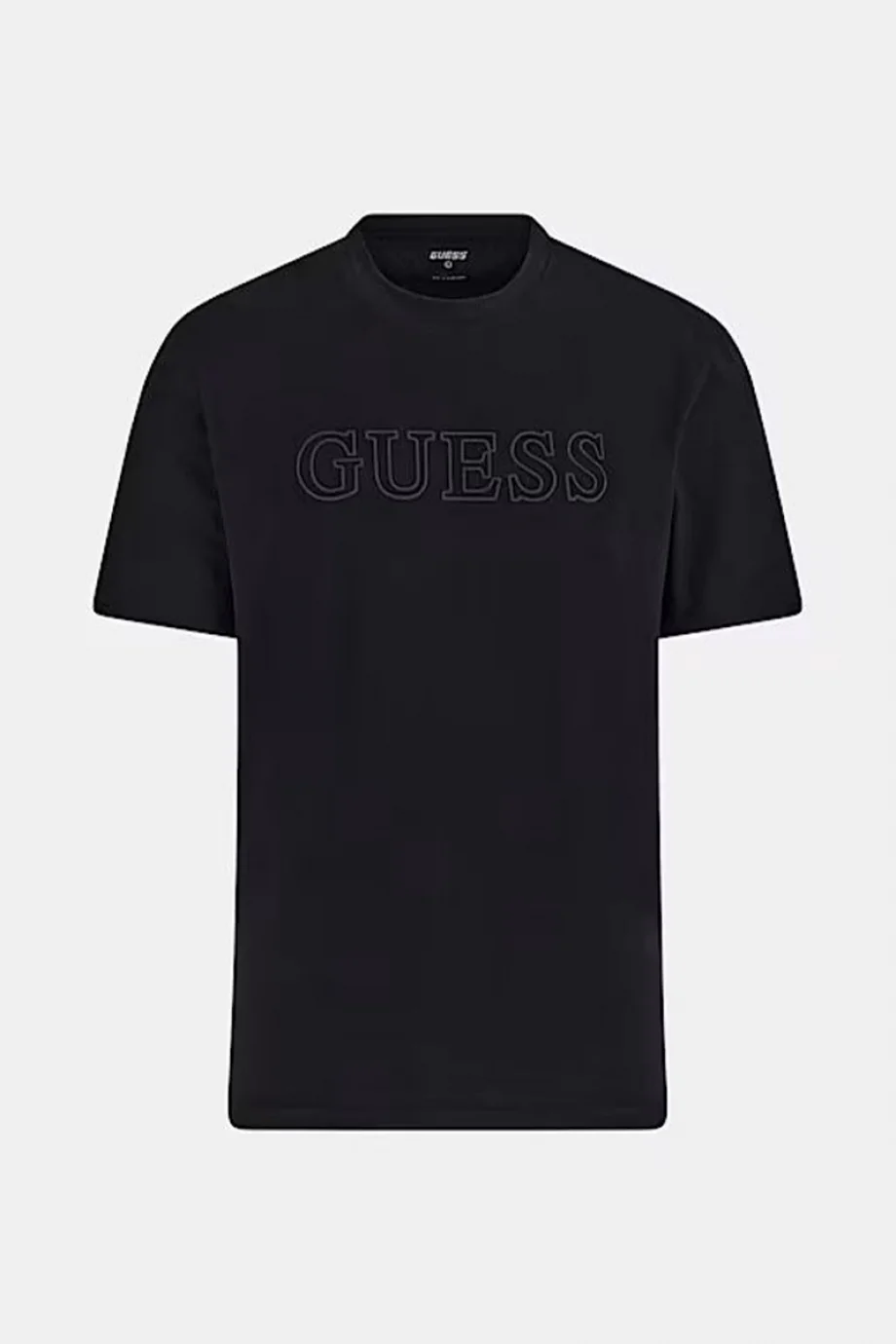 Guess Alphy Erkek Siyah Aktif Regular Fit T-Shirt Z2YI11J1314-JBLK