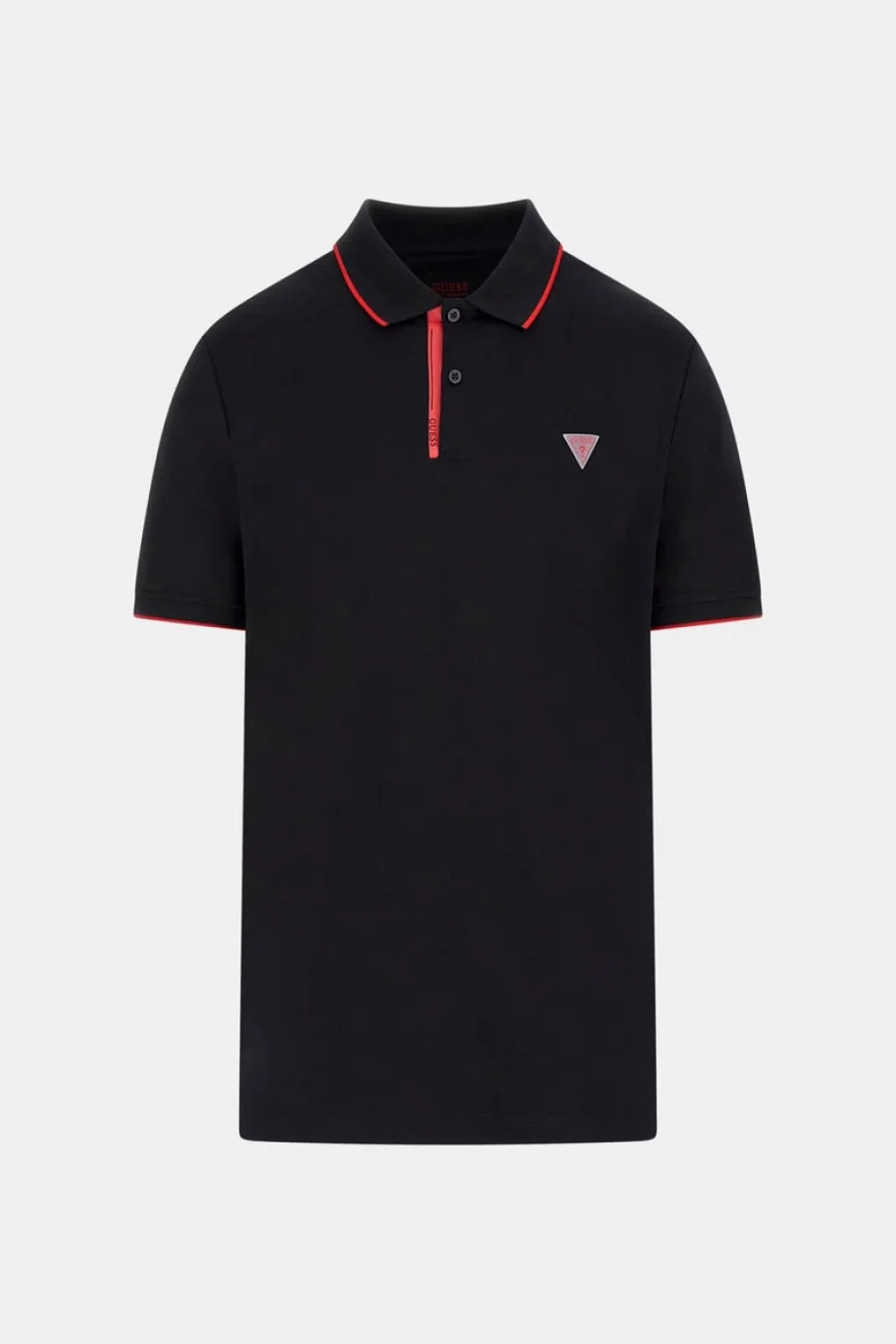 Guess New Tech Erkek Siyah Slim Fit Polo T-Shirt M4YP35KCBM0-JBLK