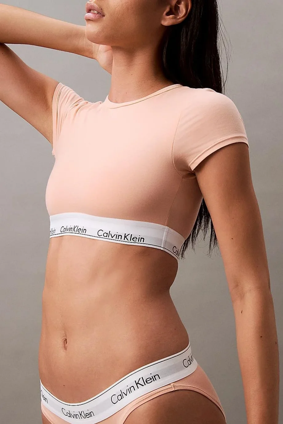 Calvin Klein T-SHIRT BRALETTE Kadın  Büstiyer LV00QF7213-5KD