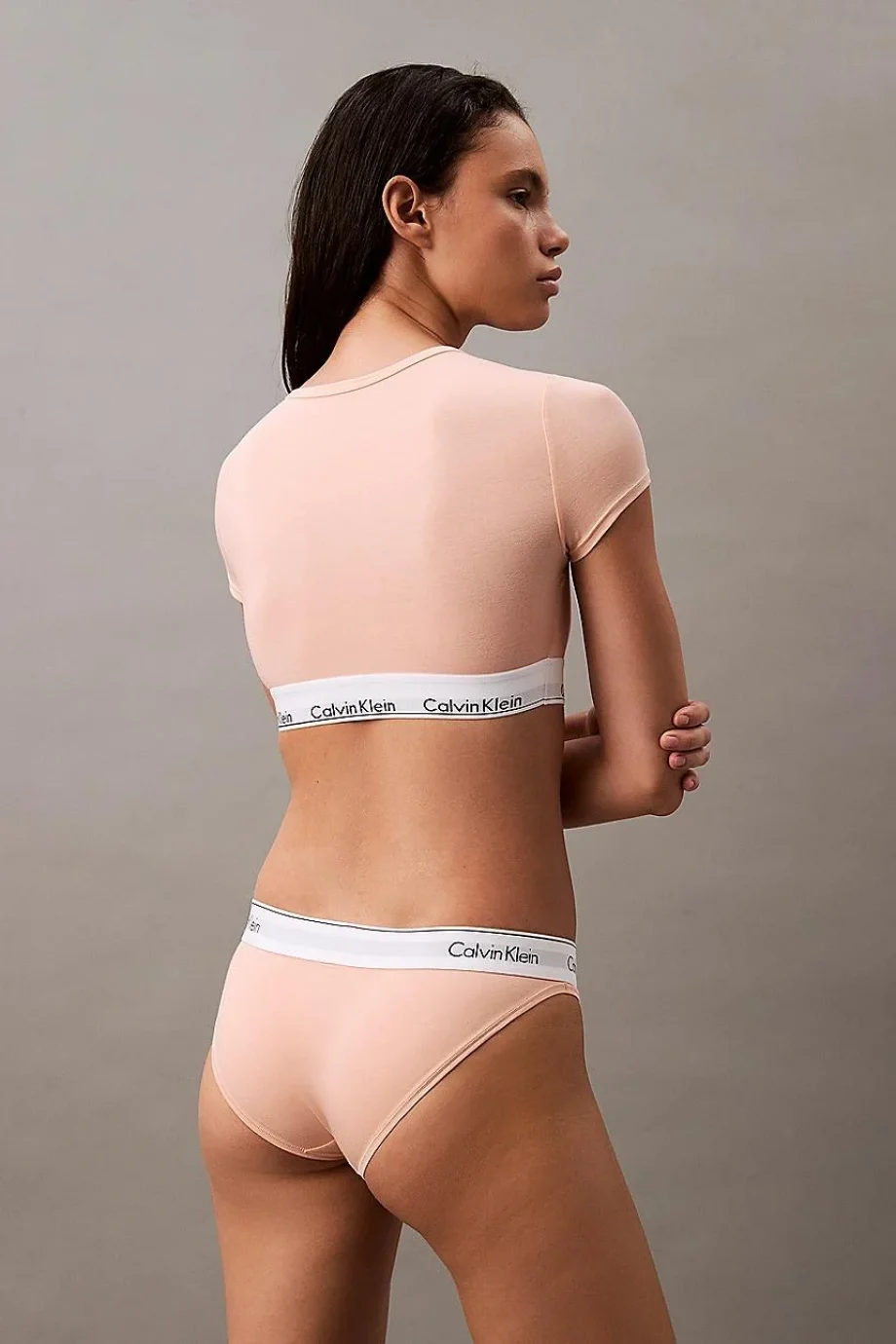 Calvin Klein T-SHIRT BRALETTE Kadın  Büstiyer LV00QF7213-5KD