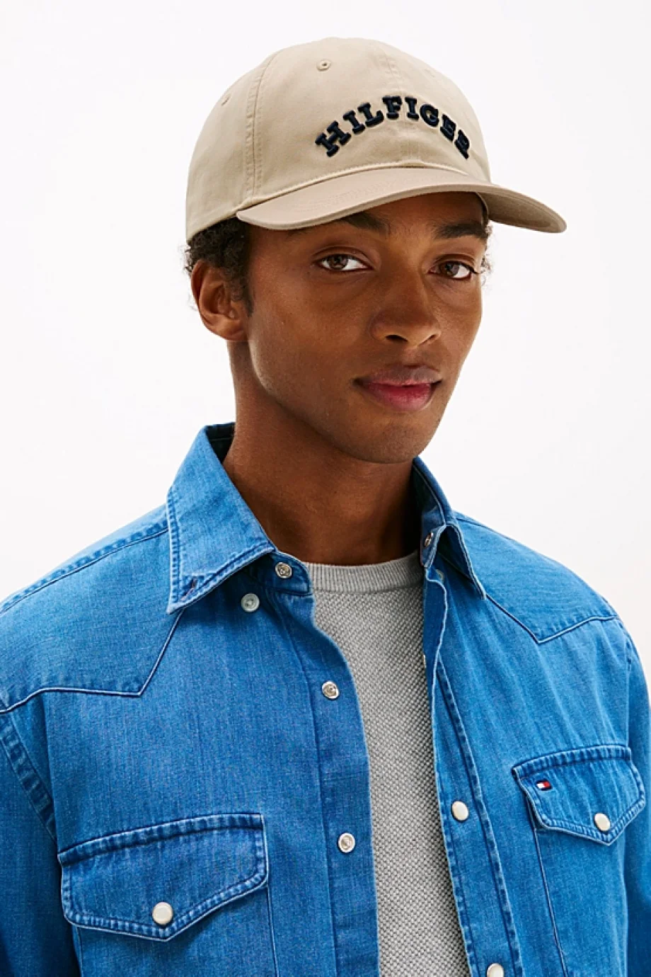 Tommy Hilfiger TH MONOTYPE SOFT 6 PANEL CAP Erkek  Şapka AM0AM13165RBT