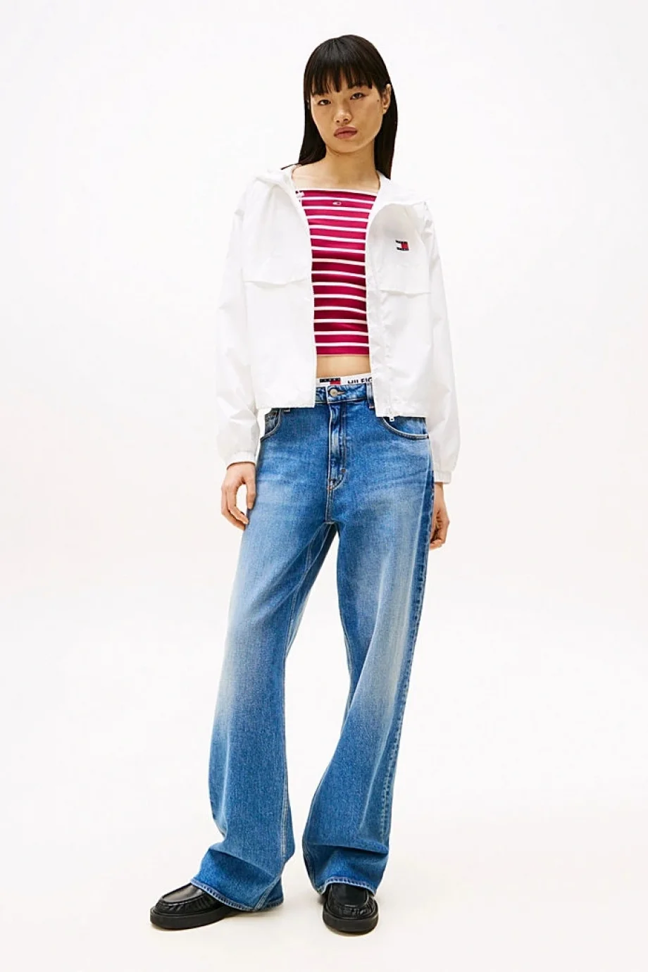 Tommy Jeans TJW ESSENTIAL WINDBREAKER EXT Kadın  Yağmurluk DW0DW20672YBL