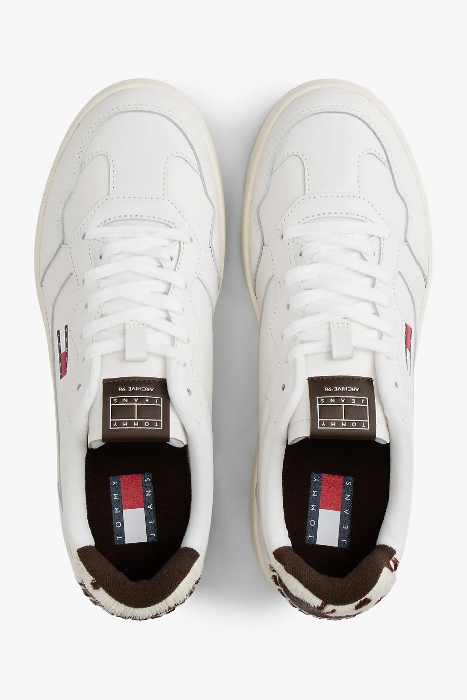 Tommy Hilfiger Archive 98 Dana Derisi Detaylı Kadın Kahverengi Sneaker EN0EN030020HF