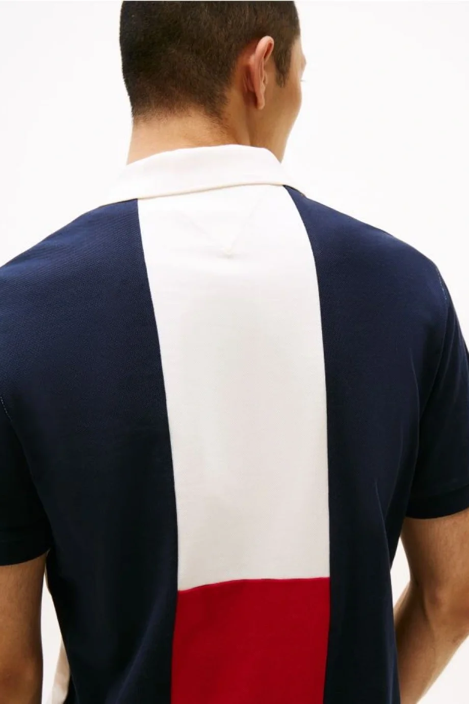 Tommy Hilfiger ARCHIVE COLORBLOCK POLO Erkek Beyaz T-shirt MW0MW405910FA