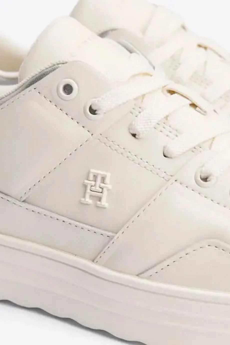 Tommy Hilfiger FEMININE BASKET SNEAKER Kadın beyaz Sneaker FW0FW08326Z00