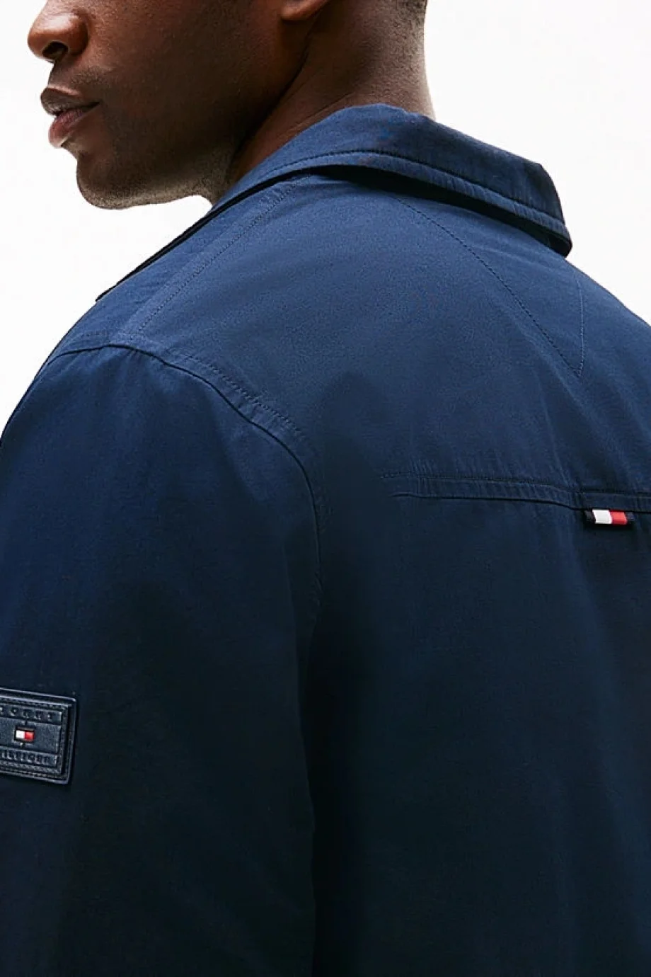 Tommy Hilfiger Dolgulu Gömlek Erkek Mavi Ceket MW0MW40611DW5