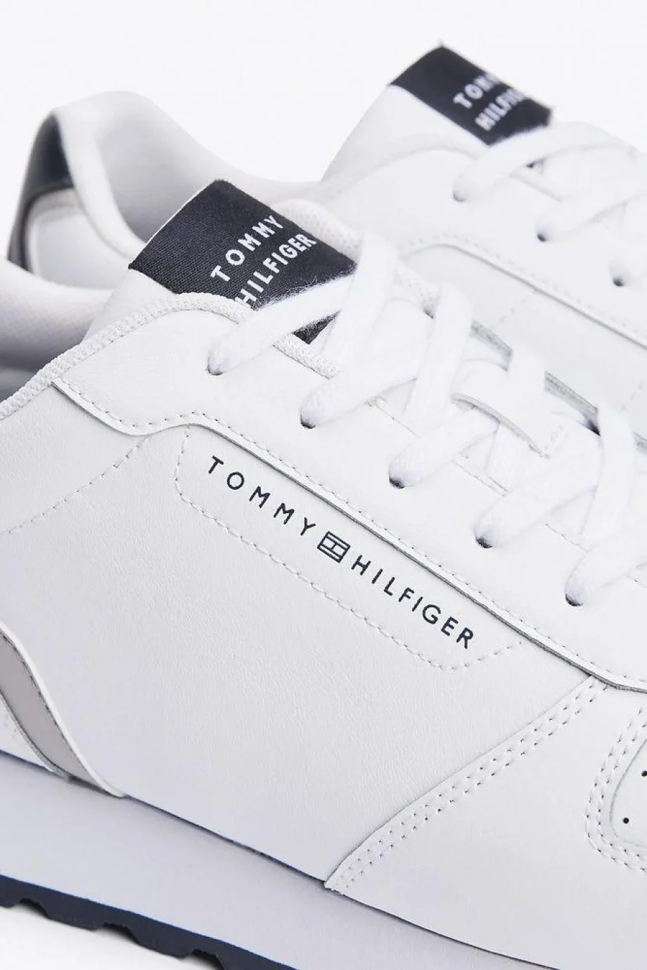 Tommy Hilfiger NEW RUNNER EVA MIX LTH FLAG Erkek beyaz Sneaker FM0FM05453YBS