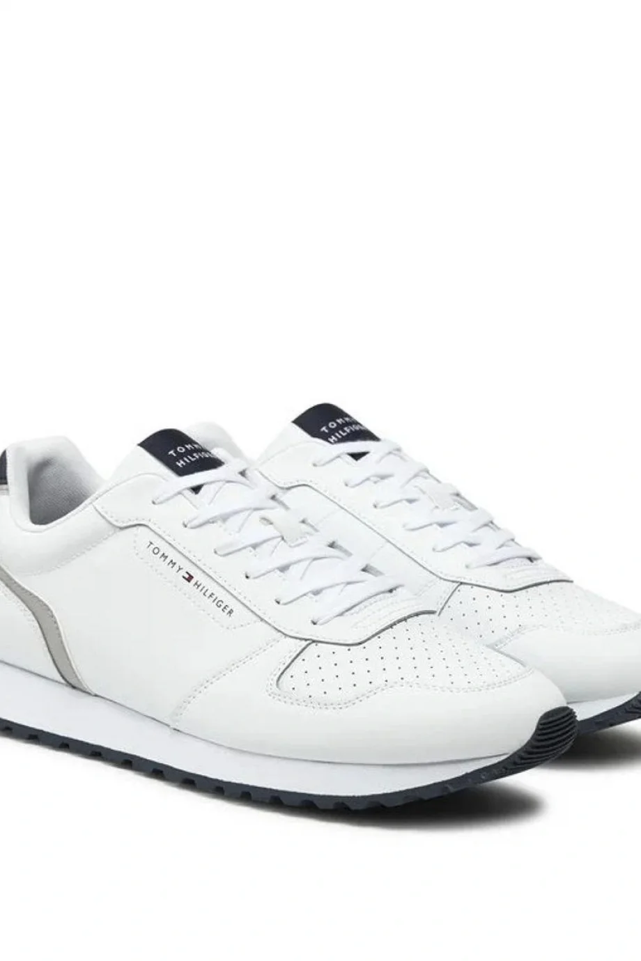 Tommy Hilfiger NEW RUNNER EVA MIX LTH FLAG Erkek beyaz Sneaker FM0FM05453YBS