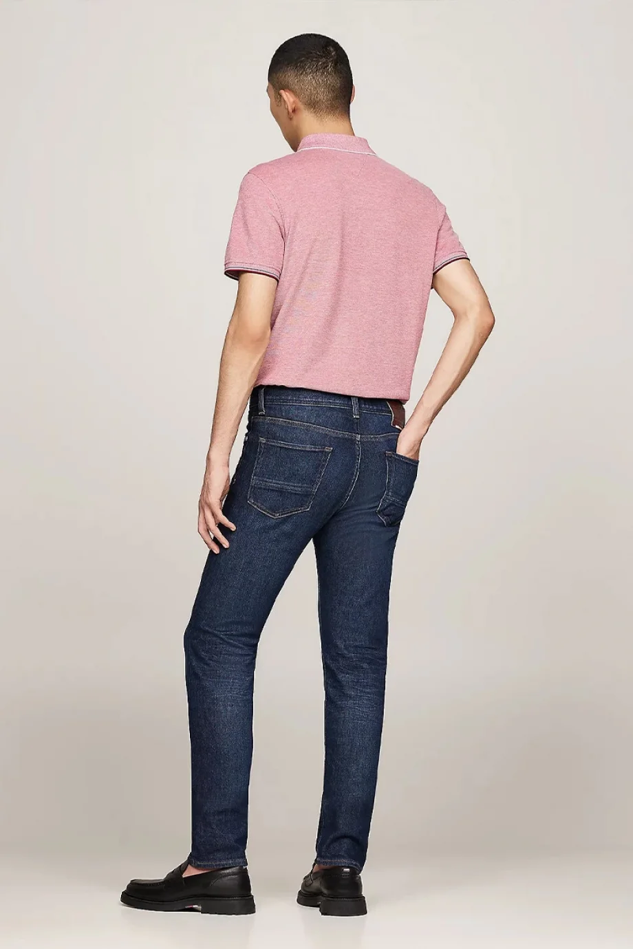 Tommy Hilfiger SLIM BLEECKER PSTR BENTON BLUE Erkek Denim Jeans MW0MW357171BN