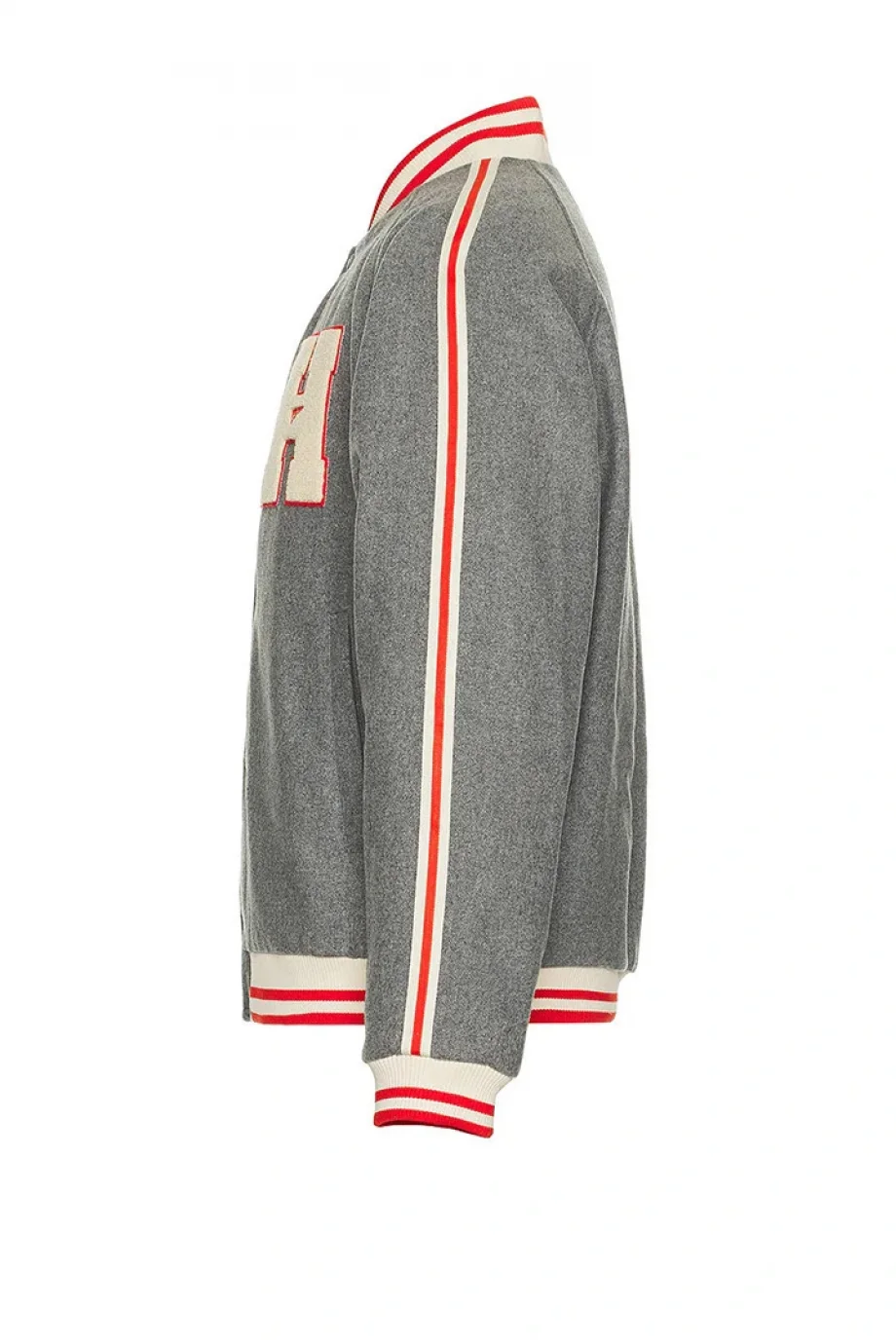 Tommy Hilfiger TJM WOOL VARSITY BOMBER Erkek gri Ceket DM0DM21268P0U