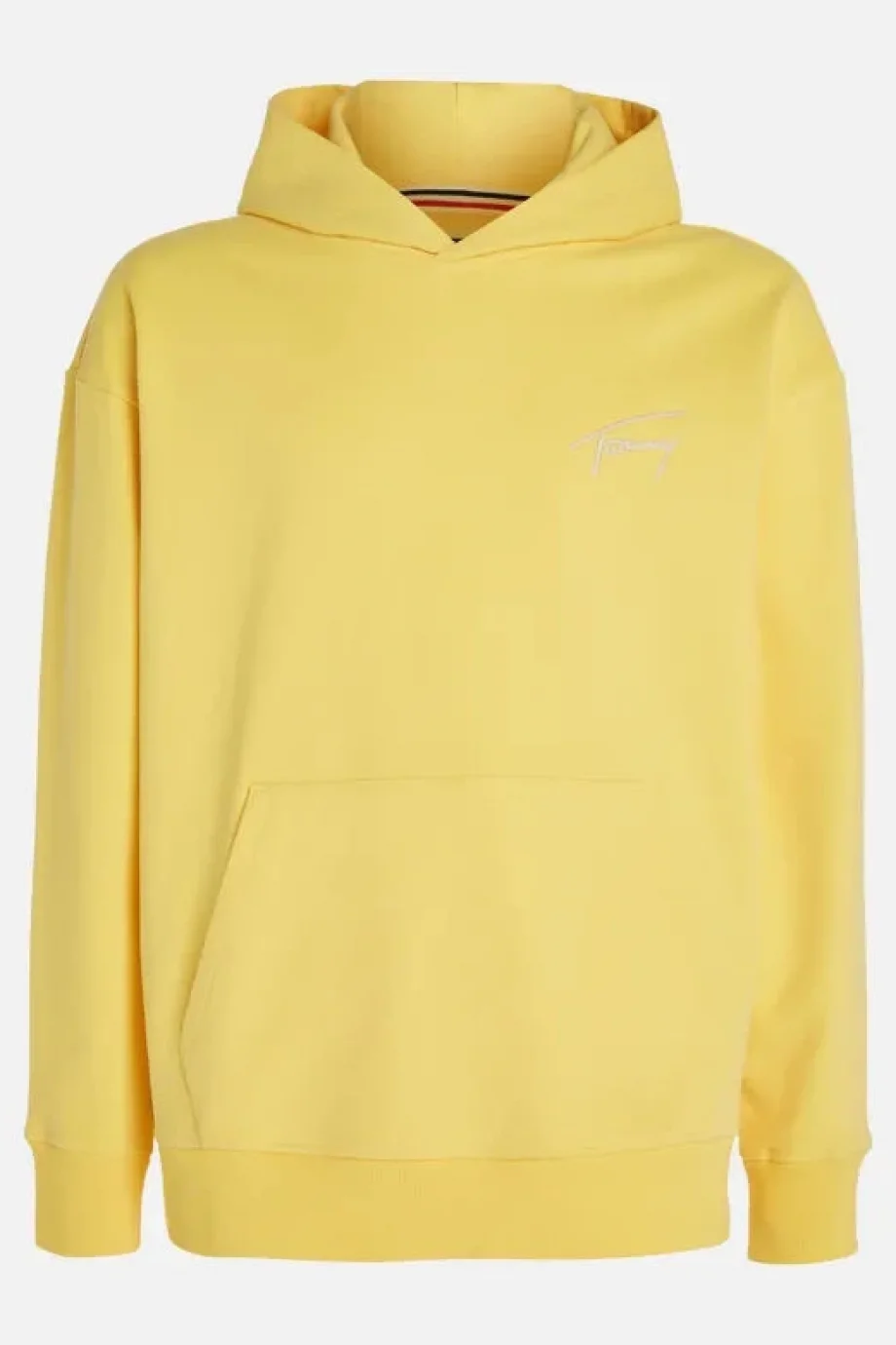 Tommy Hilfiger TJM RLX SIGNATURE HOODIE EXT Erkek Sarı Sweatshirt DM0DM17990ZHO