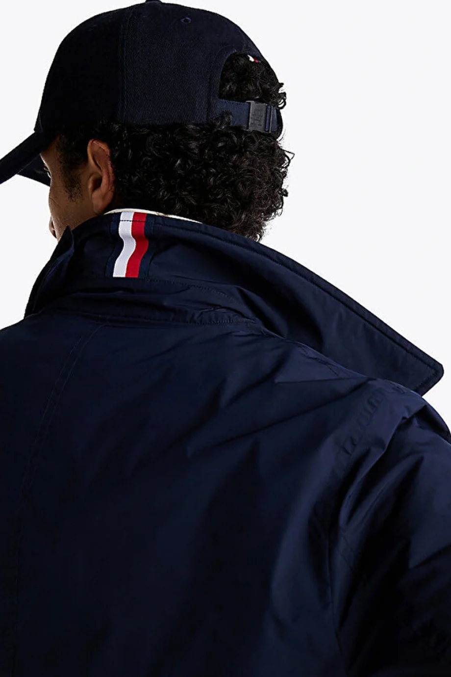 Tommy Hilfiger LW PACKABLE CARCOAT Erkek lacivert Mont MW0MW37651DW5
