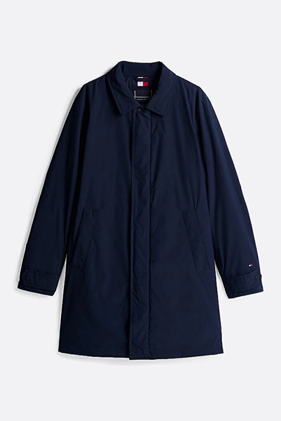 Tommy Hilfiger LW PACKABLE CARCOAT Erkek lacivert Mont MW0MW37651DW5