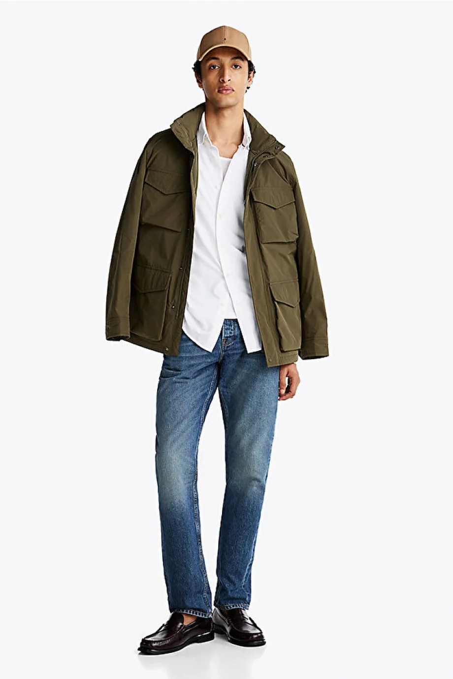 Tommy Hilfiger LW PACKABLE FIELD JACKET Erkek yeşil Ceket MW0MW37632RBN