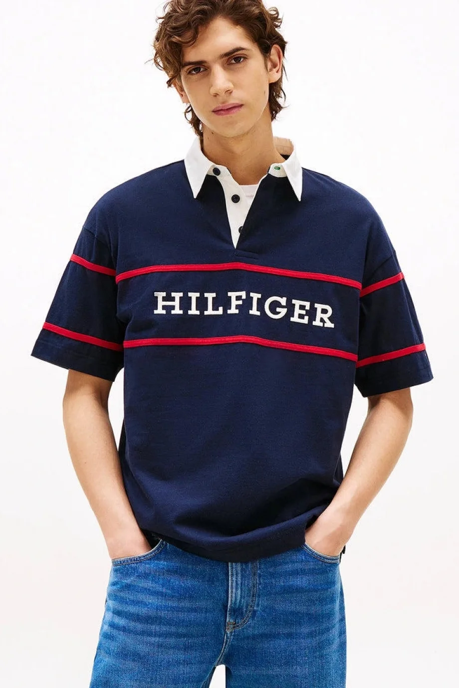 Tommy Hilfiger Erkek Pamuklu Regular Fit  Polo T-Shirt  MW0MW39868DW5
