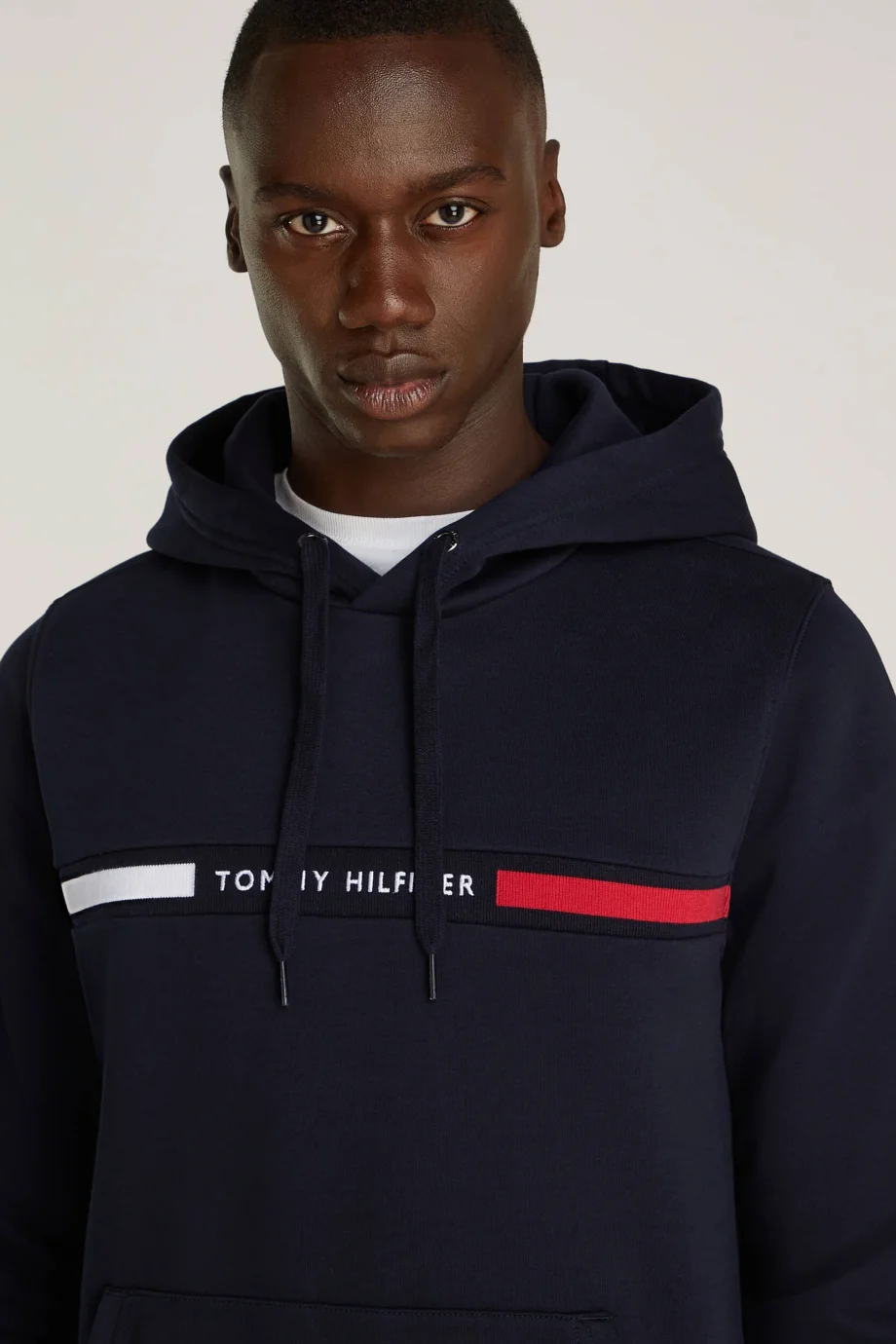 Tommy Hilfiger Göğsü Hilfiger Eklemeli Erkek  Sweatshirt MW0MW37361DW5