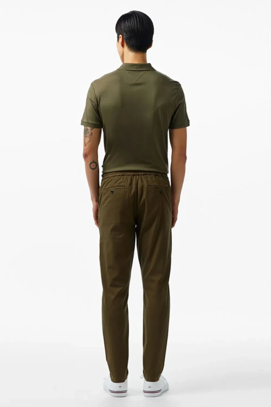 Tommy Hilfiger HARLEM 3/4 EL PO STRUCTURE GMD Erkek denim Pantolon MW0MW37719RBN