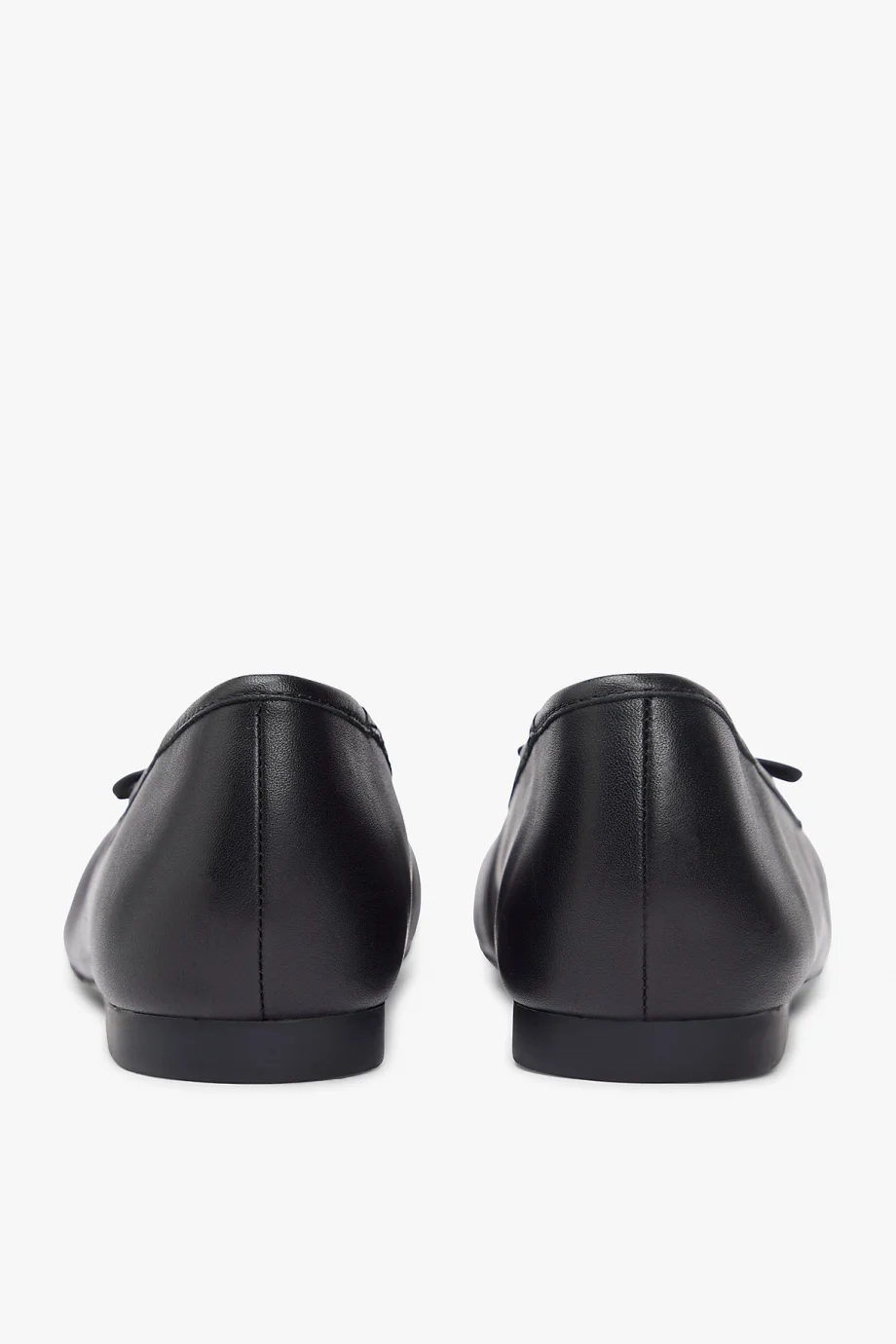 Tommy Hilfiger Hilfiger Düz Deri Kadın Siyah Babet FW0FW09006BDS