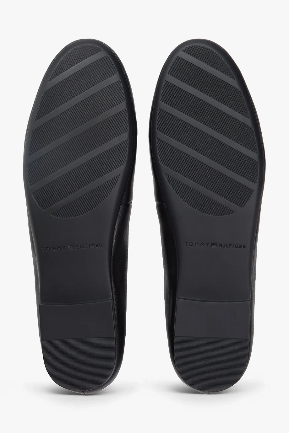 Tommy Hilfiger Hilfiger Düz Deri Kadın Siyah Babet FW0FW09006BDS