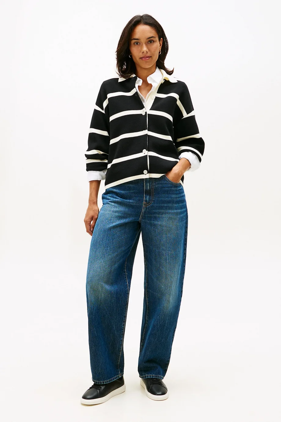 Tommy Hilfiger Icon Court Hafif Parlak Kadın Siyah Sneaker FW0FW08949BDS