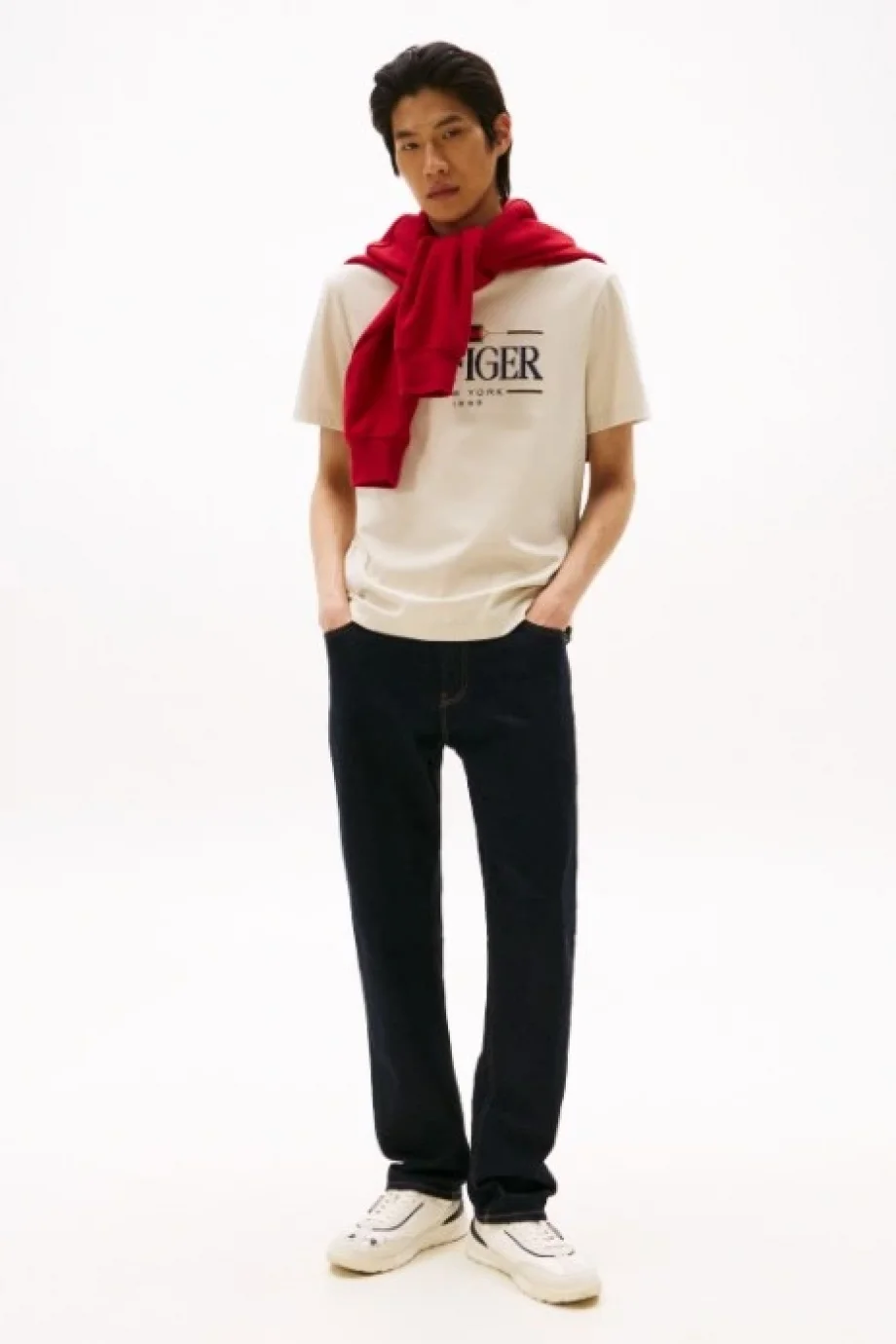 Tommy Hilfiger Icon Hilfiger Erkek T-shirt MW0MW39585ACG