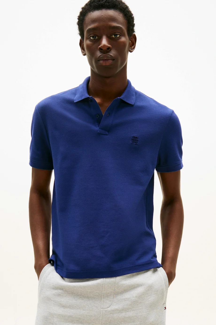 Tommy Hilfiger IMD REG POLO Erkek Mavi T-shirt MW0MW33167C7G