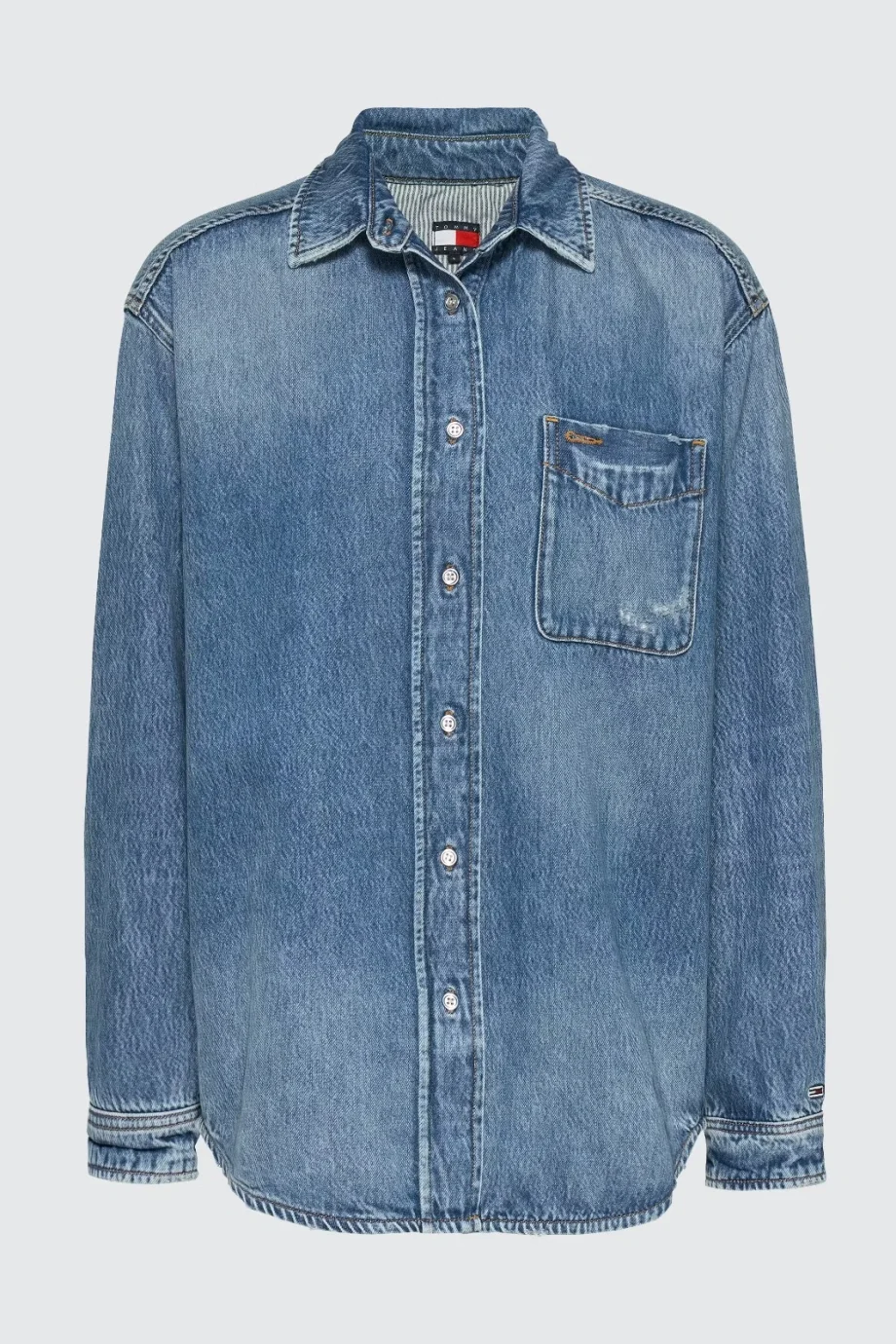 Tommy Hilfiger RELAXED FIT OVERSHIRT AI6037 EXT Kadın  Gömlek DW0DW198551A5