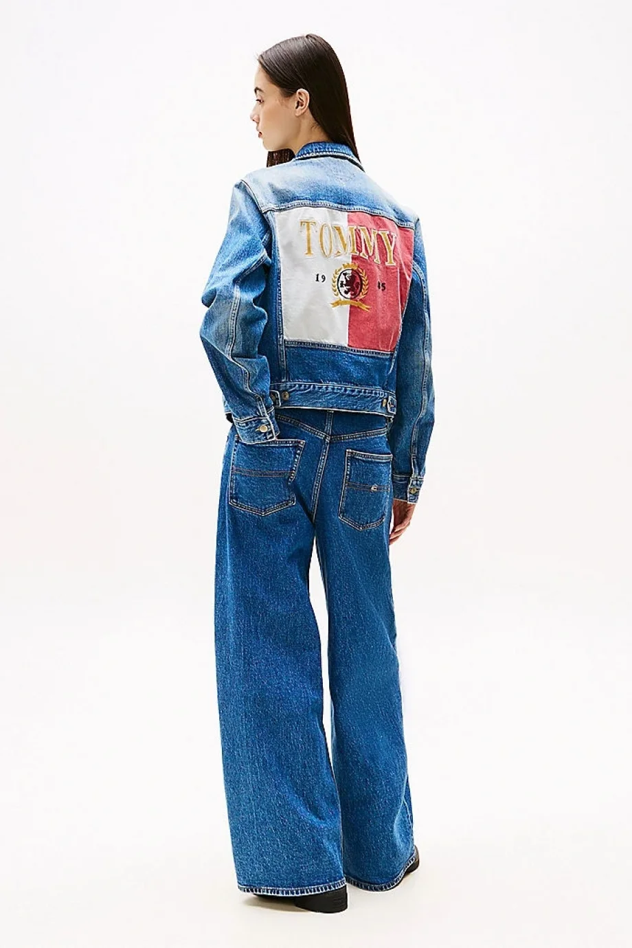 Tommy Hilfiger CLS TRUCKER JK RWB EXT BI5135 Kadın  Ceket DW0DW205701A5