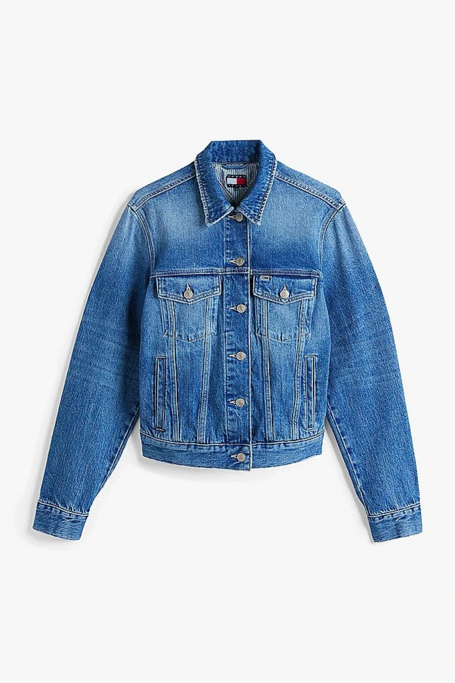 Tommy Hilfiger CLS TRUCKER JK RWB EXT BI5135 Kadın  Ceket DW0DW205701A5