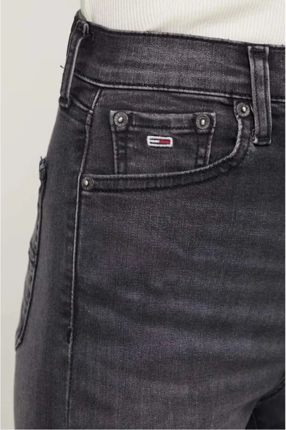 Tommy Hilfiger SYLVIA HGH SSKN AH1288 Kadın Siyah Jeans DW0DW175931BZ