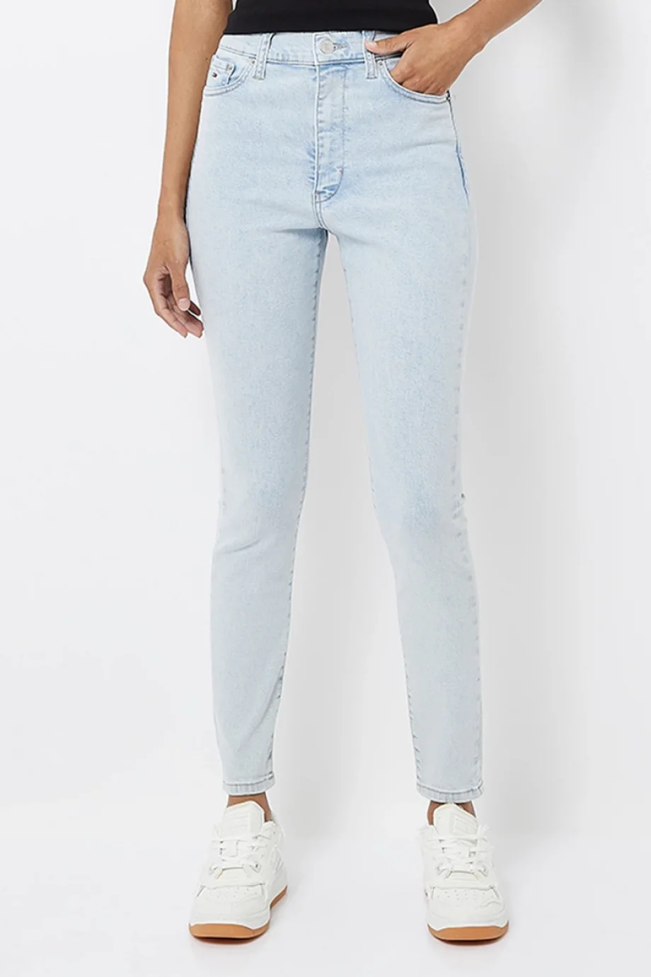 Tommy Hilfiger SYLVIA HGH SSKN BG4216 Kadın Denim Jeans DW0DW175891AB