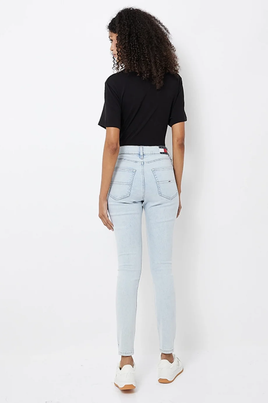 Tommy Hilfiger SYLVIA HGH SSKN BG4216 Kadın Denim Jeans DW0DW175891AB