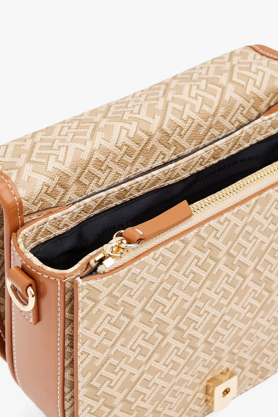 Tommy Hilfiger TH MONOPLAY LEATHER SADDLE BAG Kadın  Çapraz Çanta AW0AW17414RBT