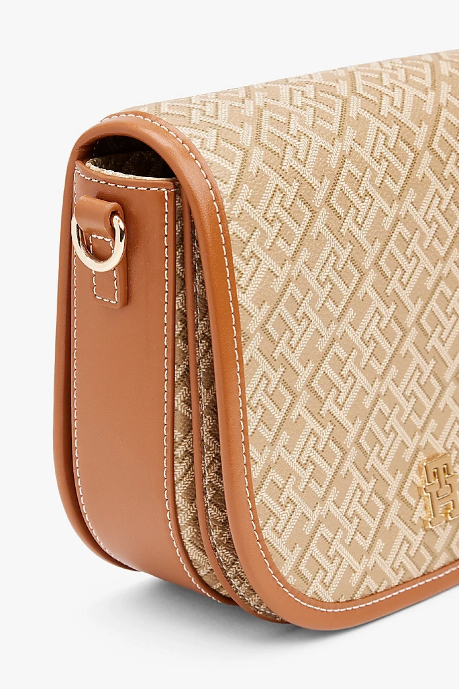 Tommy Hilfiger TH MONOPLAY LEATHER SADDLE BAG Kadın  Çapraz Çanta AW0AW17414RBT