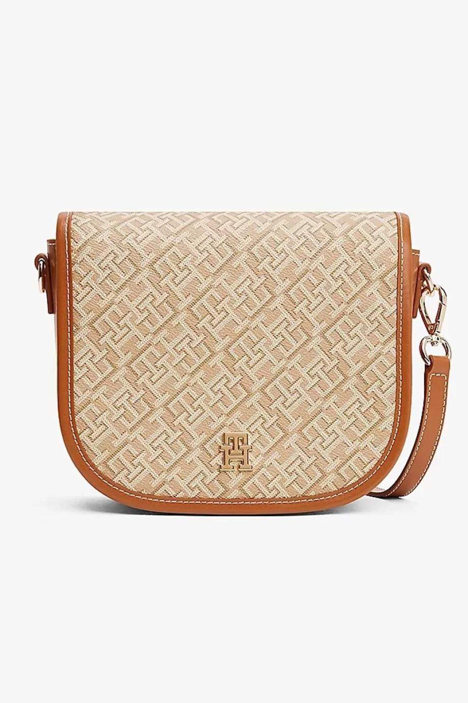 Tommy Hilfiger TH MONOPLAY LEATHER SADDLE BAG Kadın  Çapraz Çanta AW0AW17414RBT