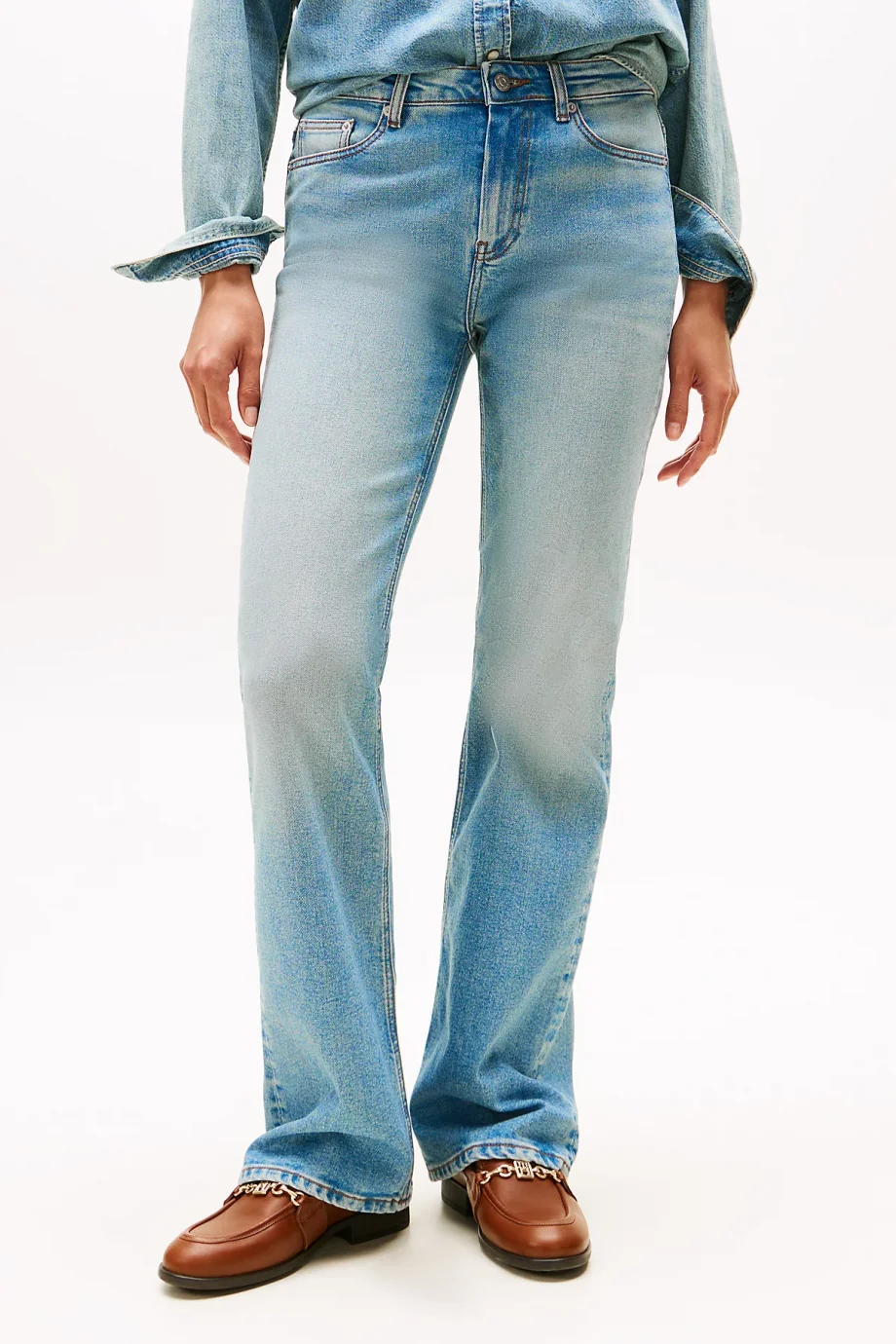 Tommy Hilfiger Lex Denim İspanyol Paça Kadın Jeans WW0WW456821A4