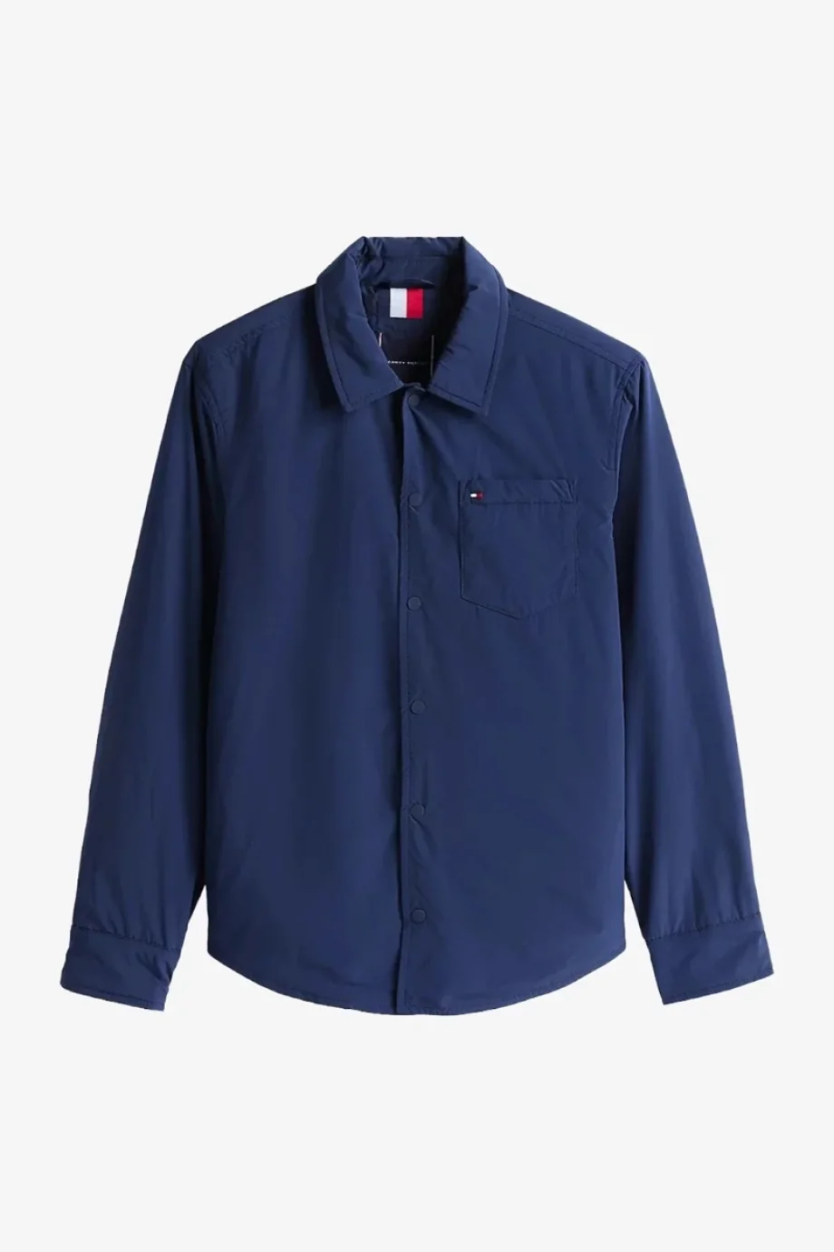 Tommy Hilfiger LW PACKABLE SHIRT JACKET Erkek lacivert Ceket MW0MW37629DW5