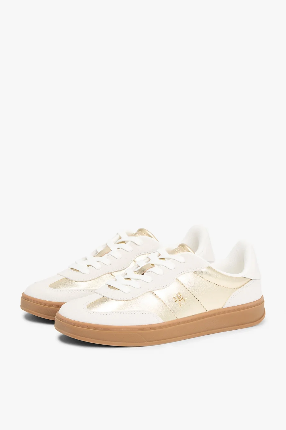 Tommy Hilfiger MU Jackie Metalik Kadın Gold Sneaker FW0FW090260HT