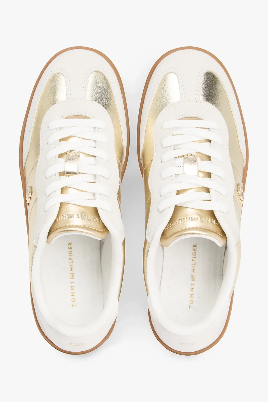 Tommy Hilfiger MU Jackie Metalik Kadın Gold Sneaker FW0FW090260HT