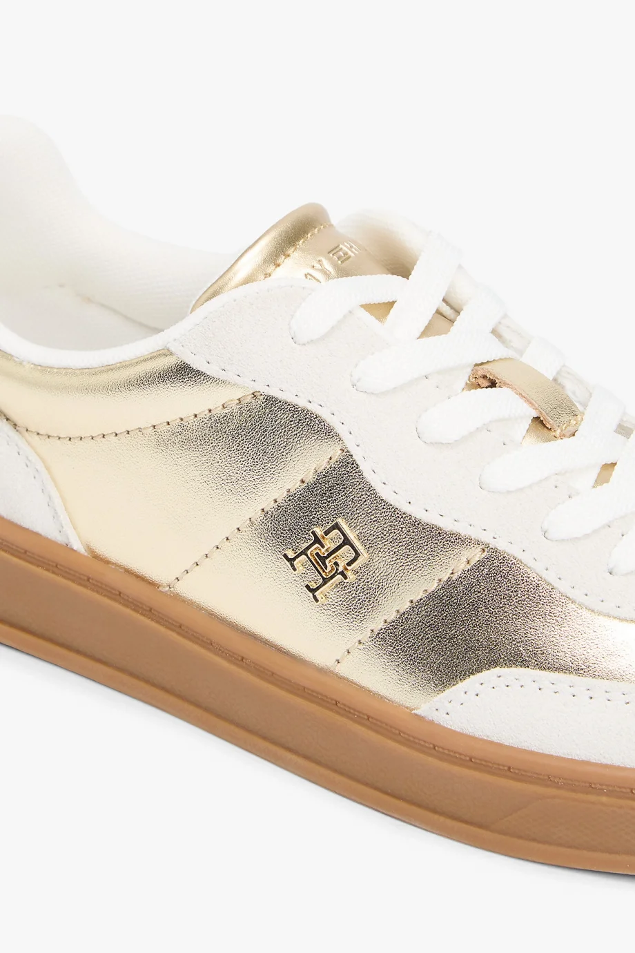 Tommy Hilfiger MU Jackie Metalik Kadın Gold Sneaker FW0FW090260HT