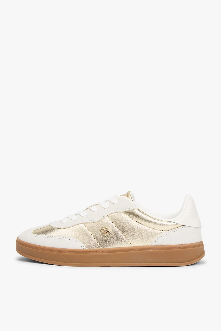 Tommy Hilfiger MU Jackie Metalik Kadın Gold Sneaker FW0FW090260HT
