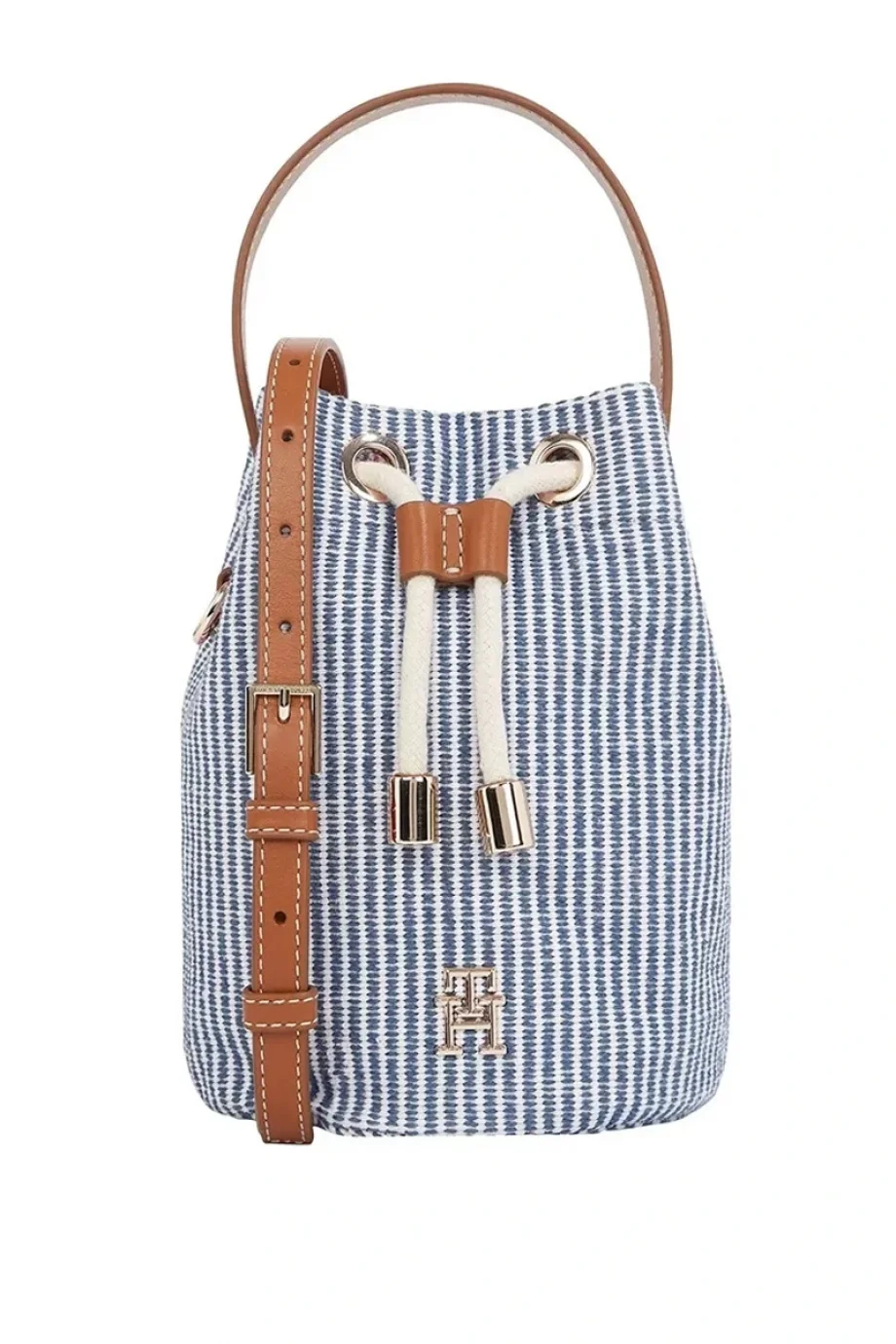Tommy Hilfiger TH PREMIUM BEACH LE BUCKET Kadın  El Çantası AW0AW172150GY