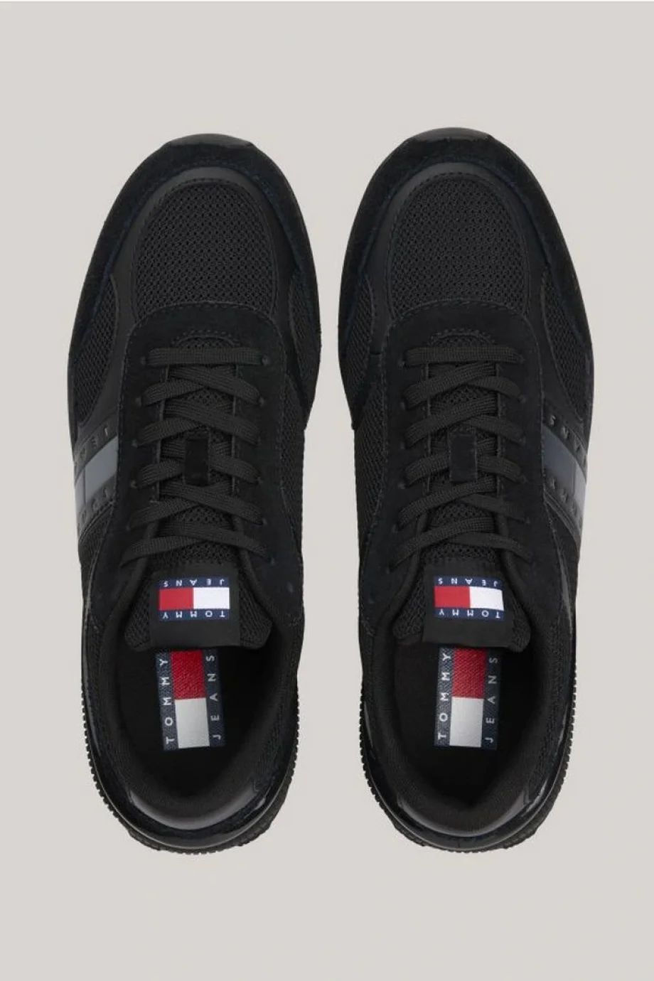 Tommy Hilfiger TJM TECHNICAL RUNNER ESS Erkek siyah Sneaker EM0EM01537BDS