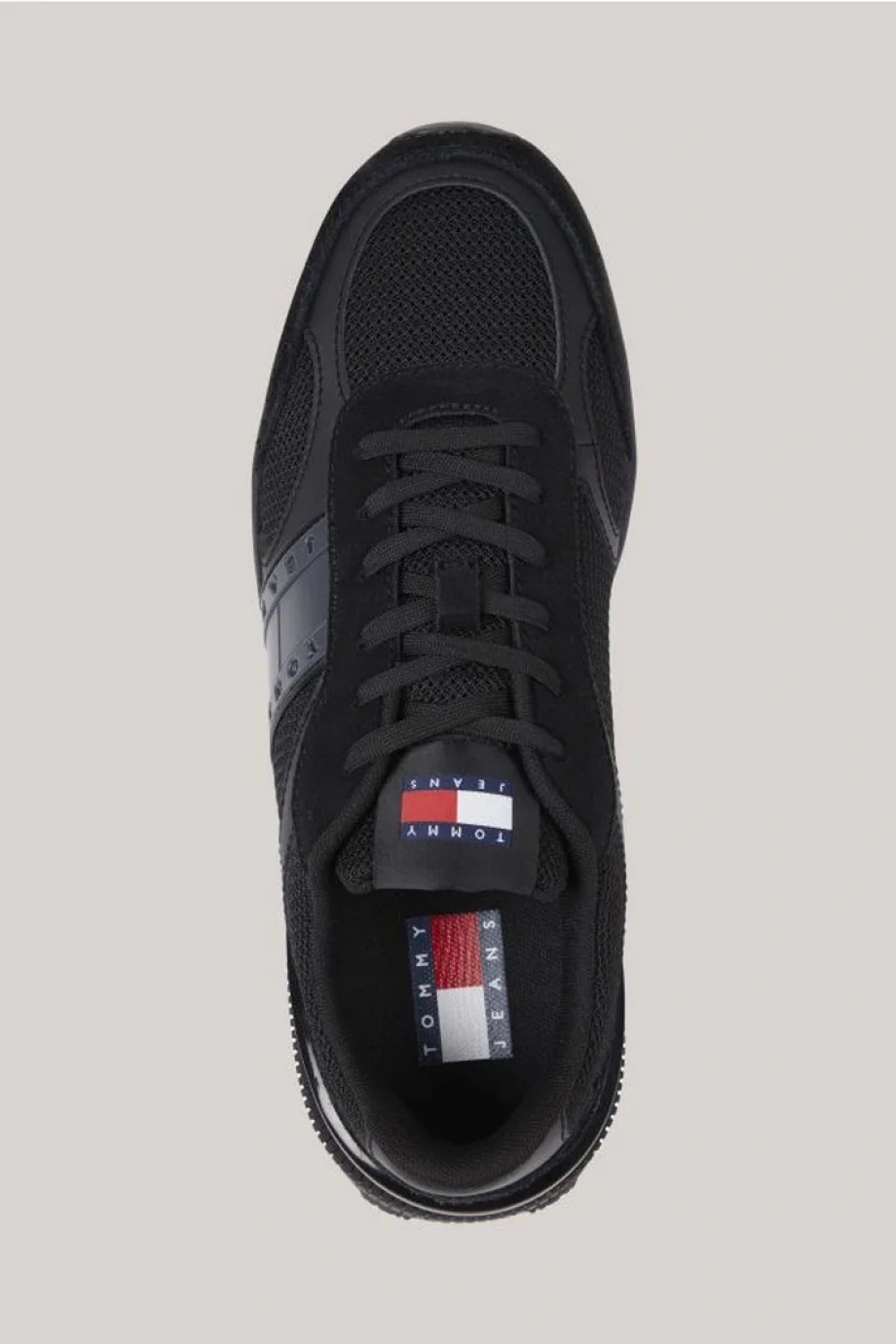 Tommy Hilfiger TJM TECHNICAL RUNNER ESS Erkek siyah Sneaker EM0EM01537BDS