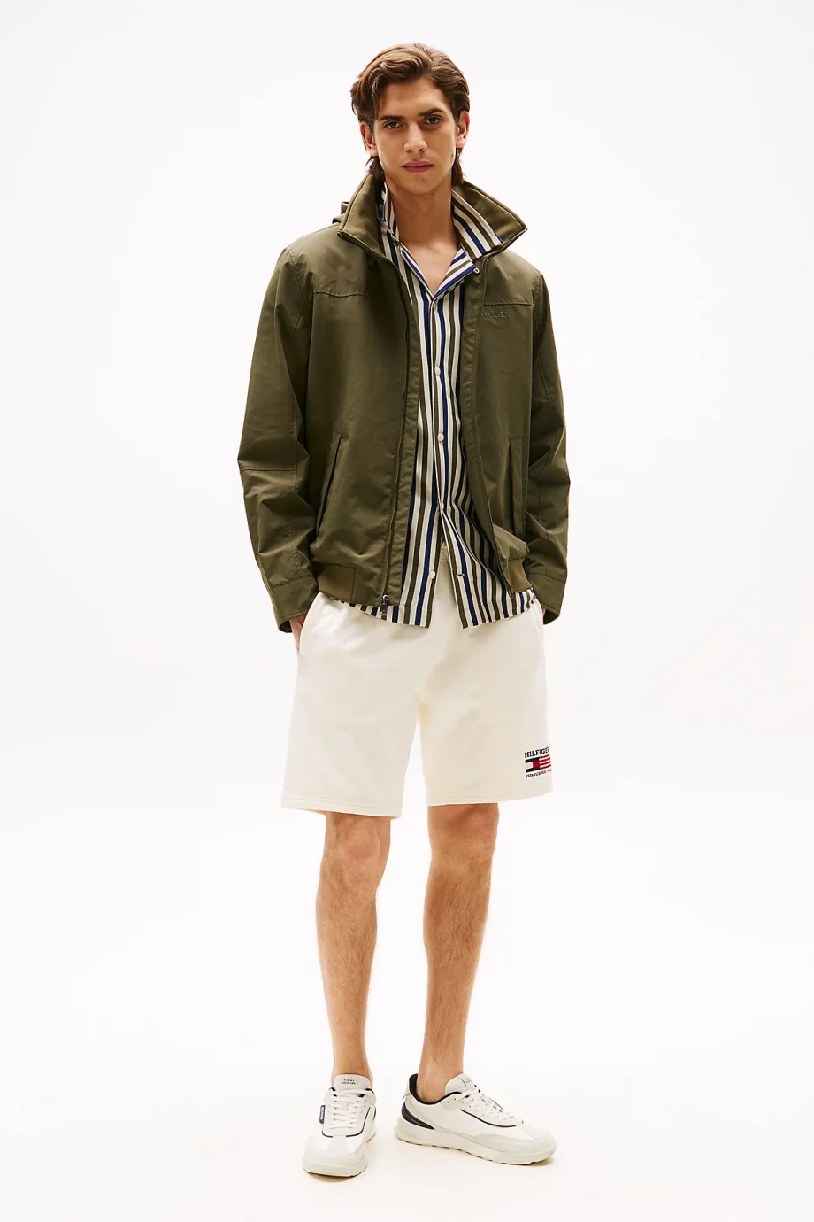 Tommy Hilfiger RETRO RUNNER NYLON MIX Erkek Sarı Sneaker FM0FM05523Z00